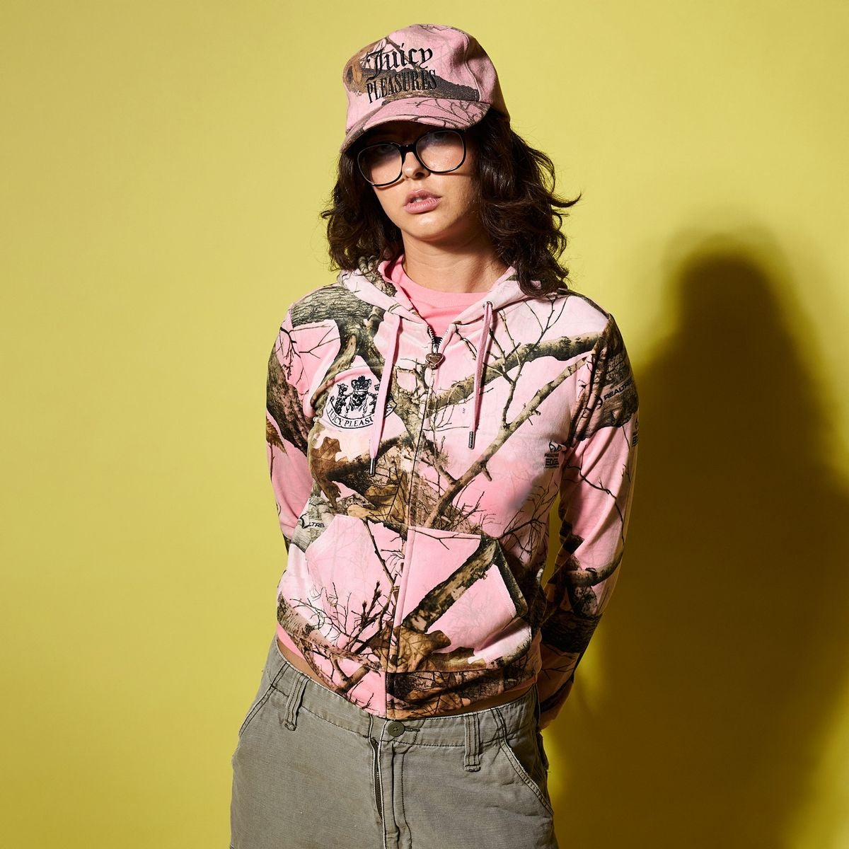 Wmns Pleasures x Juicy Couture Realtree Velour Hoodie