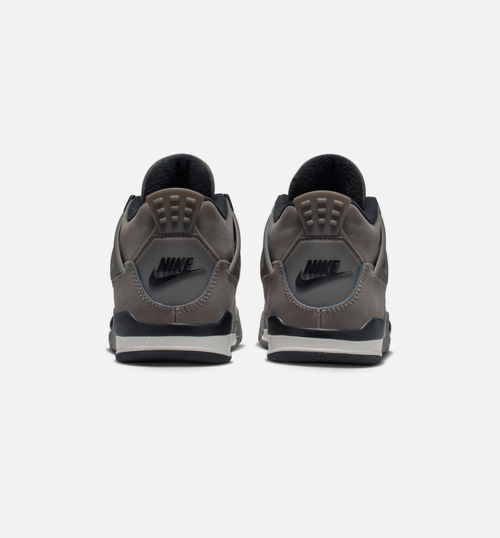 Air Jordan 4 Retro Cave Stone & Black Preschool Lifestyle Shoe