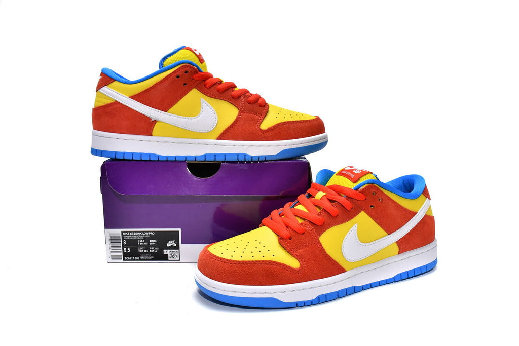 Nike Dunk Low Bart Simpson Reps Sneakers BQ6817-602