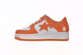 A Bathing Ape Bape Sta Patent Leather Orange White Reps Sneaker 1G70-109-0017/1I70-291-001/1I70-191-002