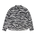 Multi Zebra Print Button Up Shirt