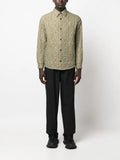 Palm Angels monogram quilted shirt jacket