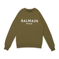 LOGO CREWNECK KHAKI SWEATSHIRT