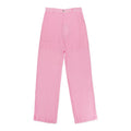 DYED AND BLEACHED MUSLIN PINK STRAIGHT PANTS