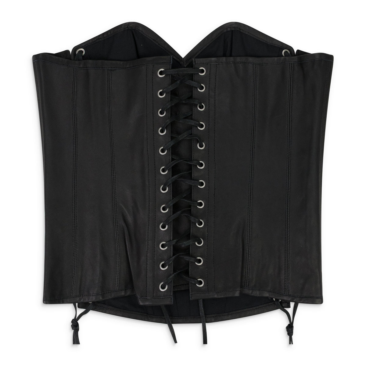 BLACK WINDOW LONGLINE CORSET