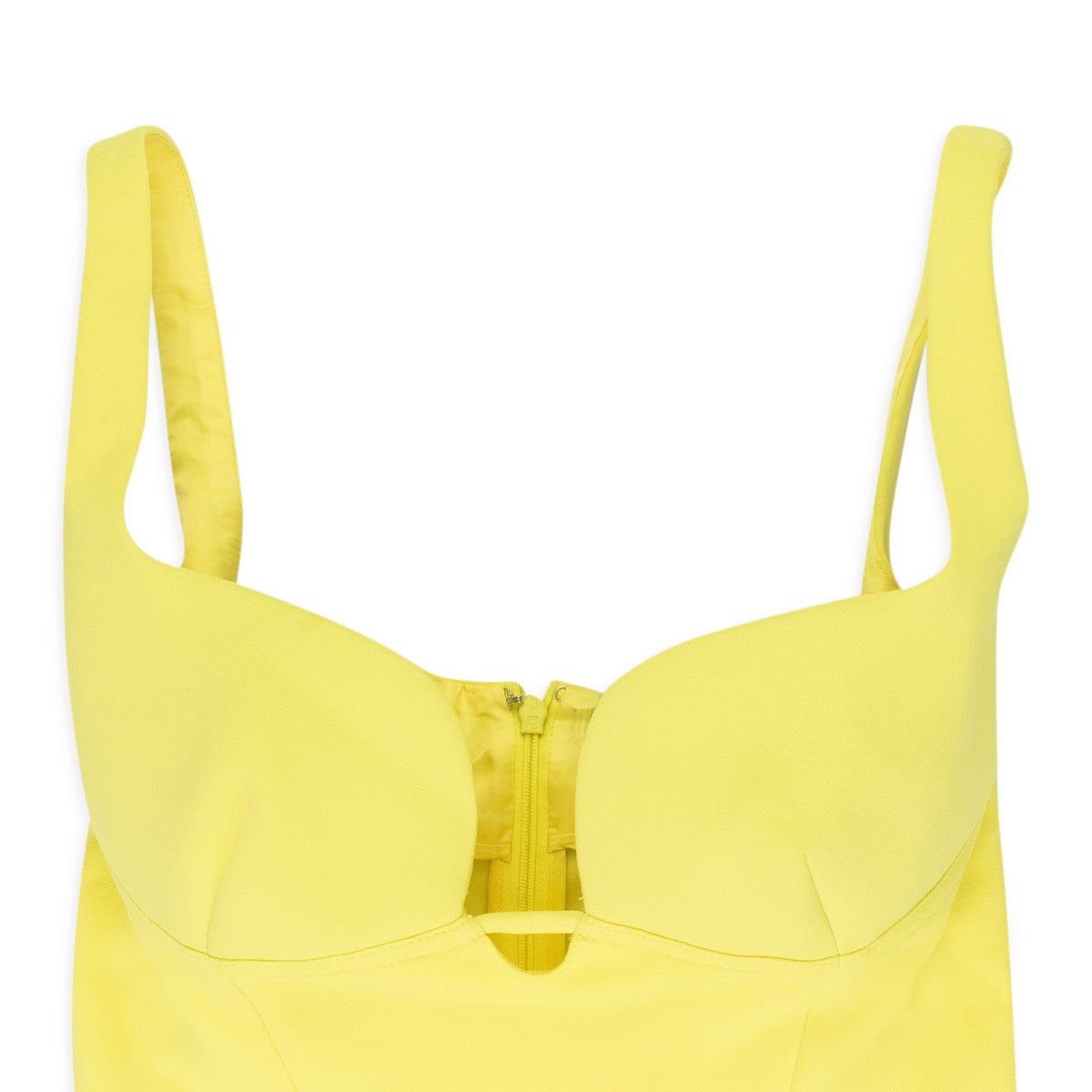 Yellow Bustier Dress