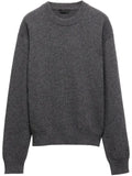Prada logo-patch sweater