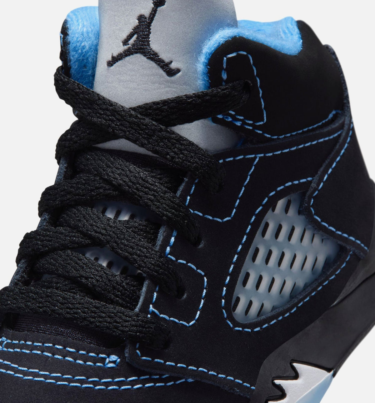 Air Jordan 5 Retro Black Carolina Infant/Toddler – Black/University Blue/White