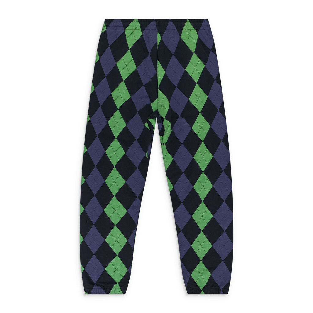 Green Intarsia Sweatpants