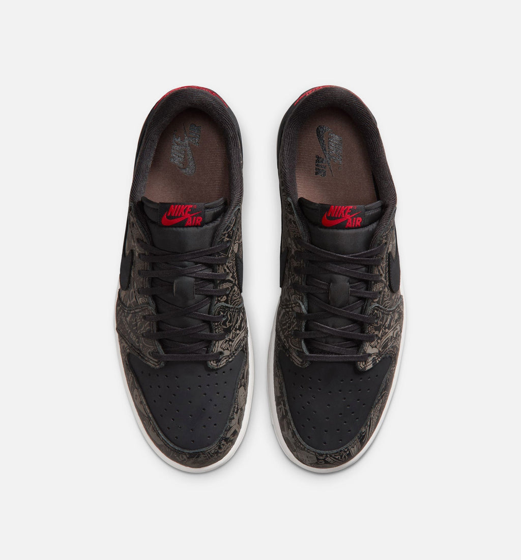 Air Jordan 1 Retro Low OG "Laser" Black and Varsity Red Men's Shoe – Black/Varsity Red/Summit White