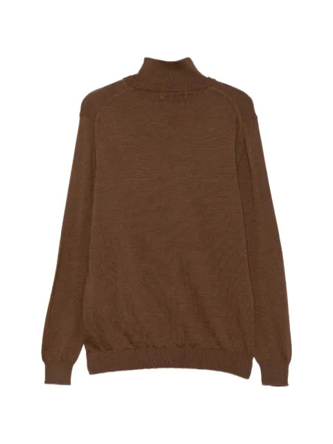 Costumein high-neck knitted sweater