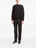 Aiezen raglan-sleeve crew-neck sweater