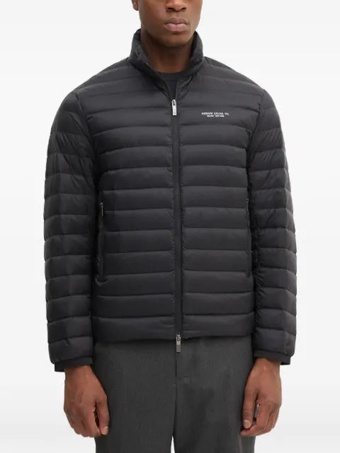 Armani Exchange zip-fastening padded jacket