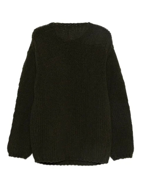 Label Under Construction sweater with ribbed details