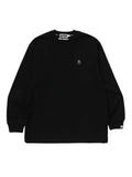 A BATHING APE® long-sleeve logo-patch sweater