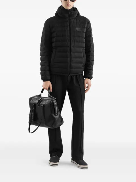 Dolce & Gabbana hooded quilted jacket