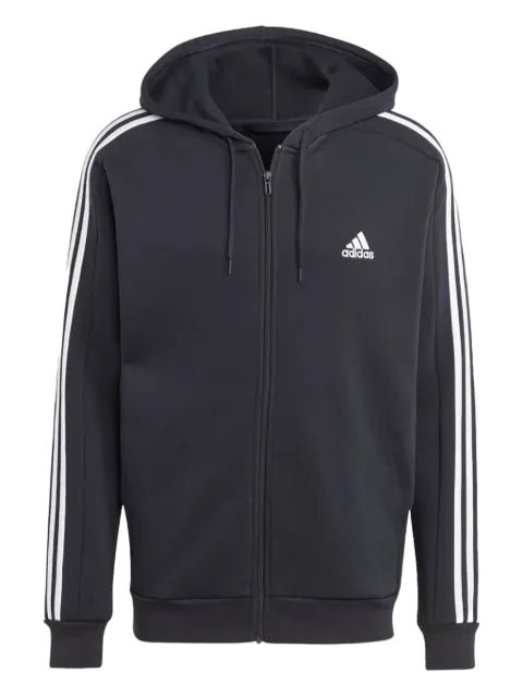 adidas Essentials 3-stripes full-zip hoodie