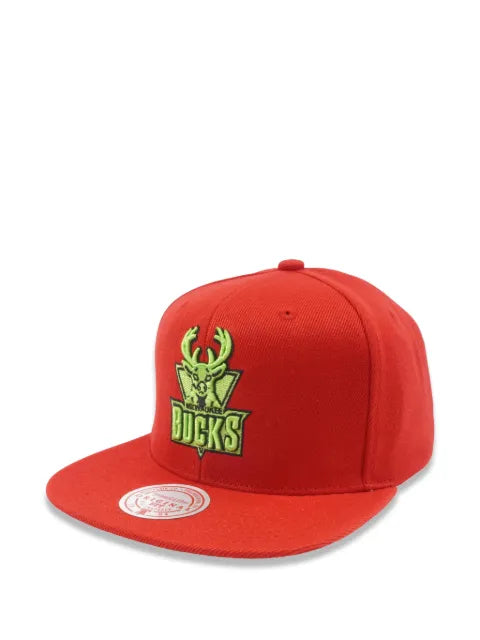 Mitchell & Ness Milwaukee Bucks NBA Hardwood Classics Reverse Candy Apple baseball cap