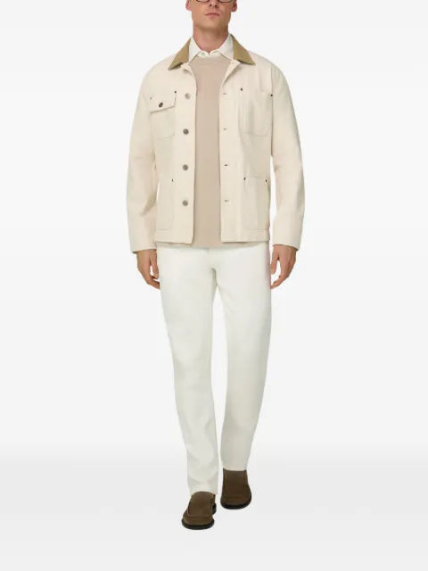 Boggi Milano shacket in cotton denim