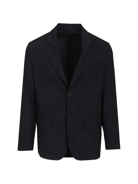 Emporio Armani travel essential light wool single-breasted blazer