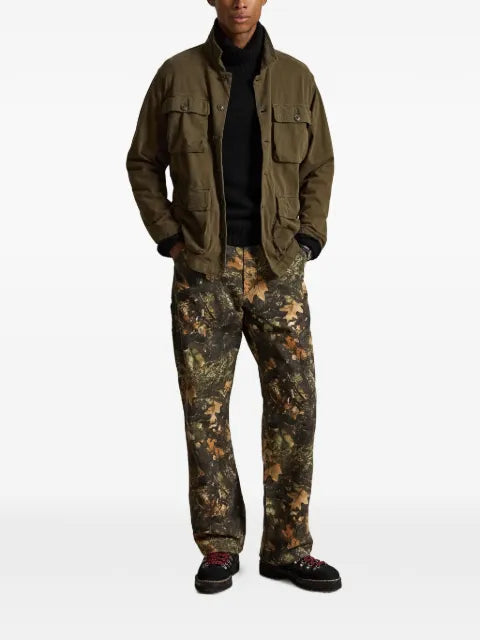Polo Ralph Lauren multi-pocket button-up military jacket