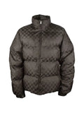 MISBHV monogram-pattern quilted down jacket