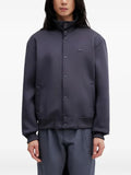 Lacoste logo-patch high-neck bomber jacket