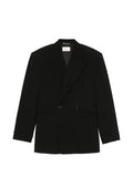 Saint Laurent double-breasted pinstripe jacket