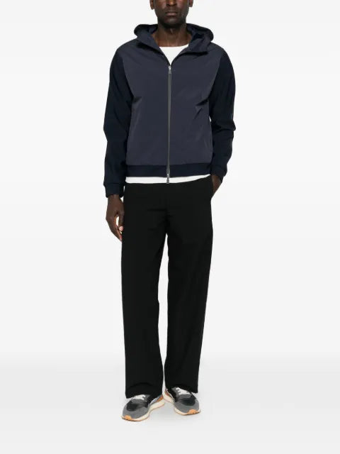 Herno hooded panelled jacket