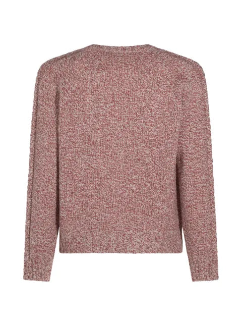 04651 / A TRIP IN A BAG marl raglan-sleeve sweater