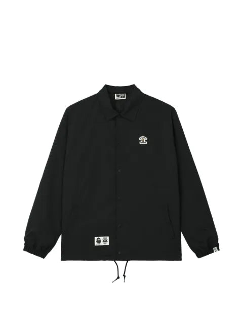 FINGERCROXX long-sleeve logo-patch jacket