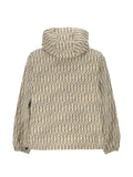 Murphy&Nye geometric-print hooded hoodie jacket
