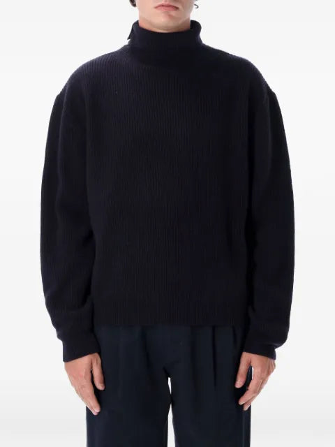TONYWACK roll-neck ribbed-knit sweater