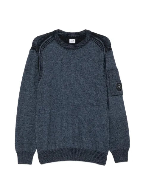 C.P. Company Lens-detail ribbed-trim sweater