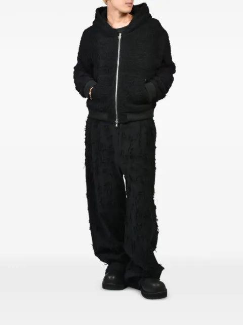 FILTH Sherpa zip-up hoodie