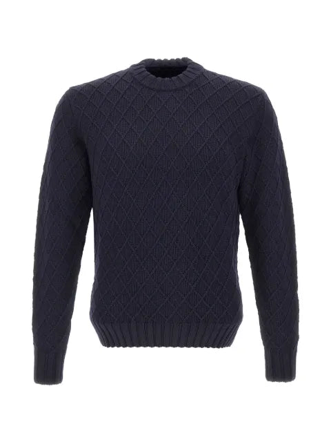 Filippo De Laurentiis diamond-knit sweater