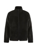 OLAF fleece-texture raglan-sleeve sweat