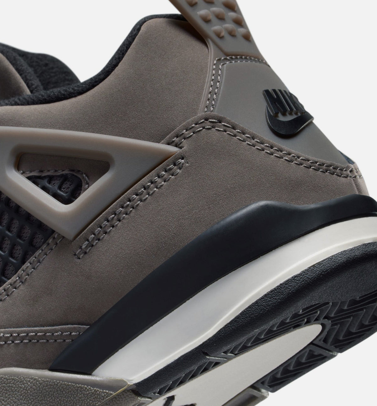 Air Jordan 4 Retro Cave Stone & Black Preschool Lifestyle Shoe