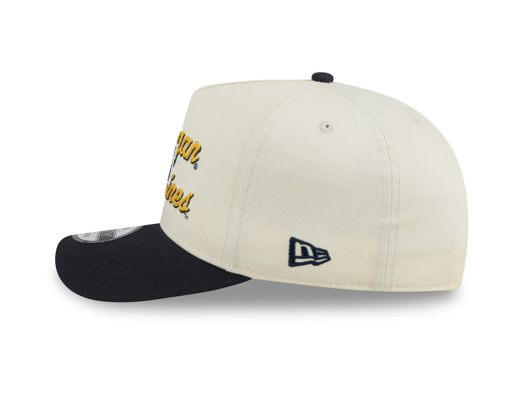 New Era 950 A-Frame Michigan Wolverines Chainstich Snapback Hat