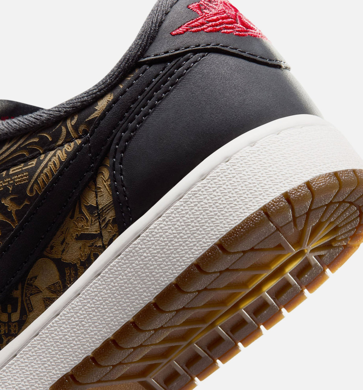 Air Jordan 1 Retro Low OG Laser Black and Varsity Red Grade School Lifestyle Shoe – Black/Varsity Red/Summit White