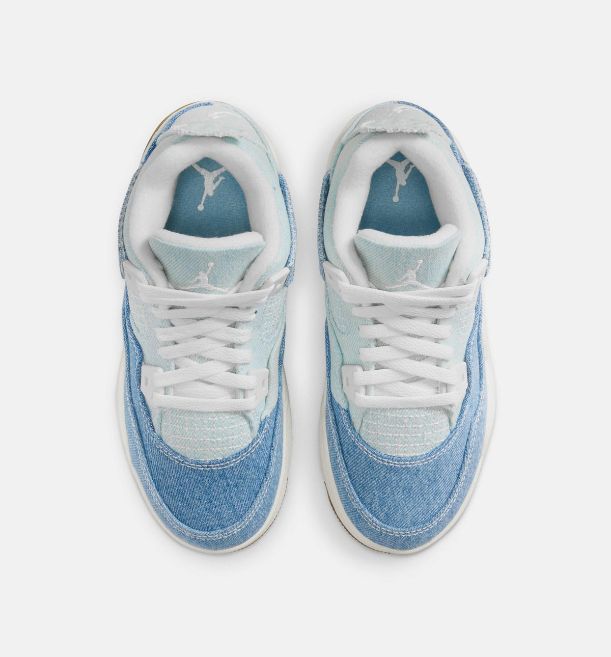 Air Jordan 4 Retro Worn Blue Preschool Sneakers