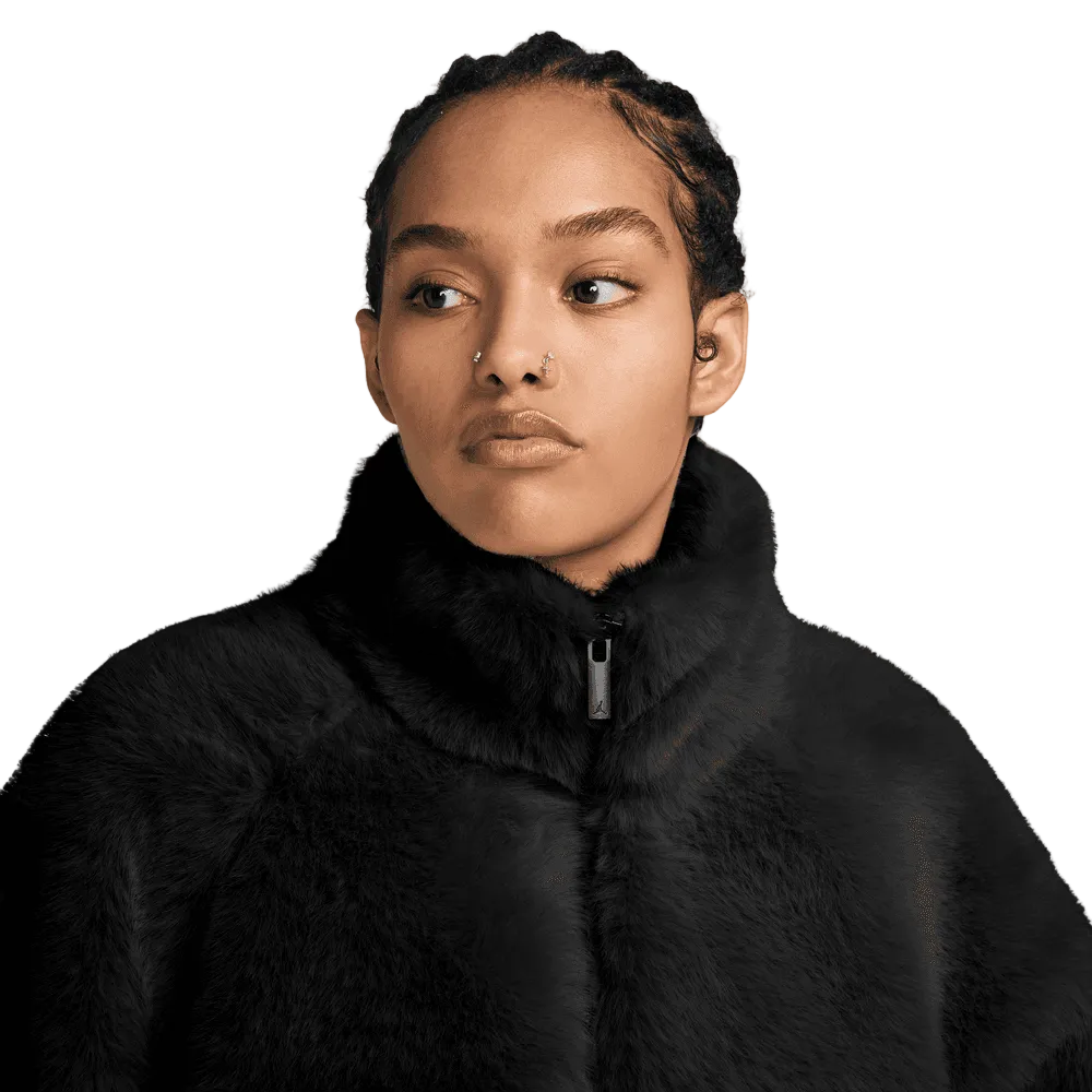 Wmns Air Jordan Flight Faux Fur Jacket