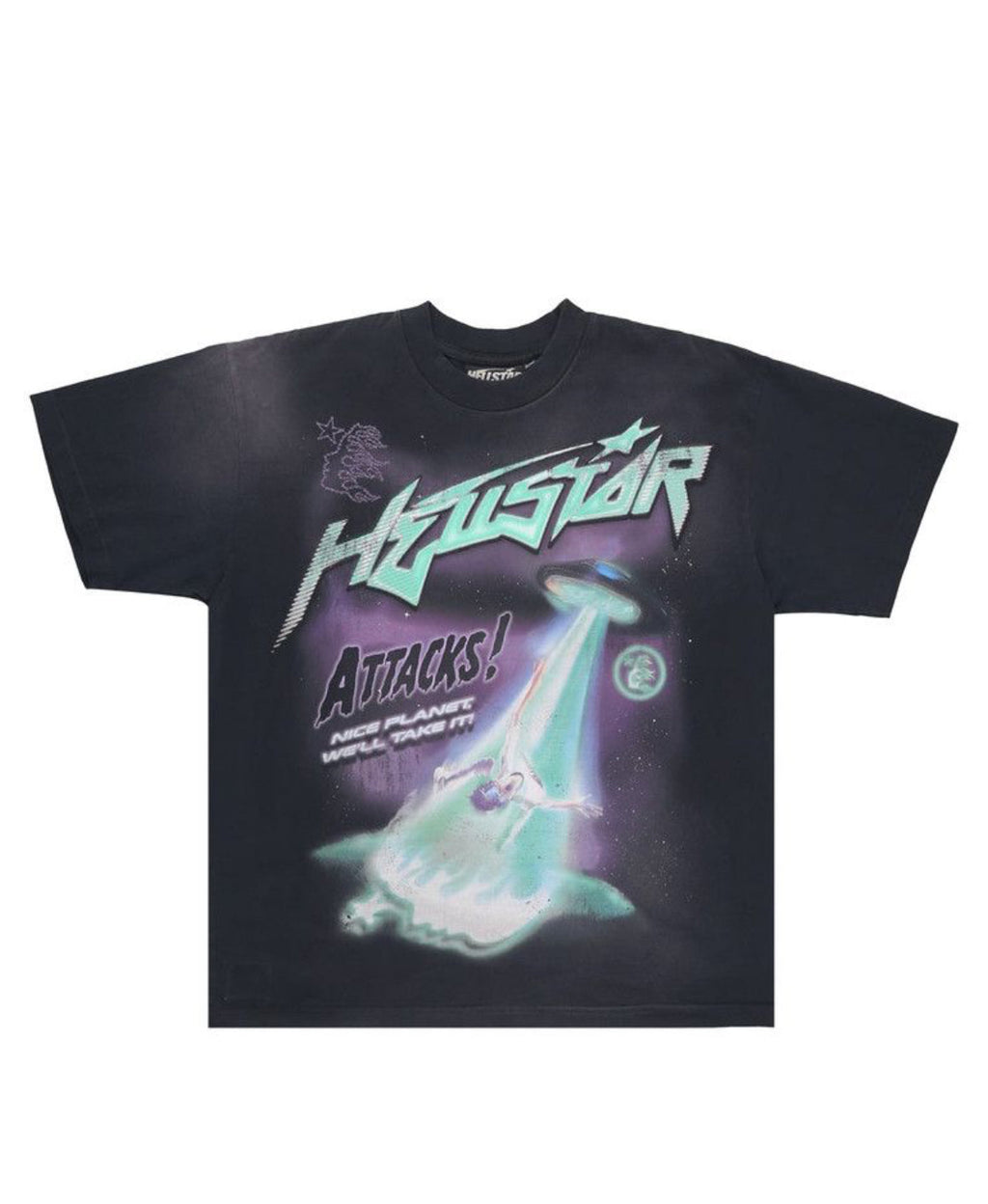 Hellstar Attacks T-Shirt Black/Green