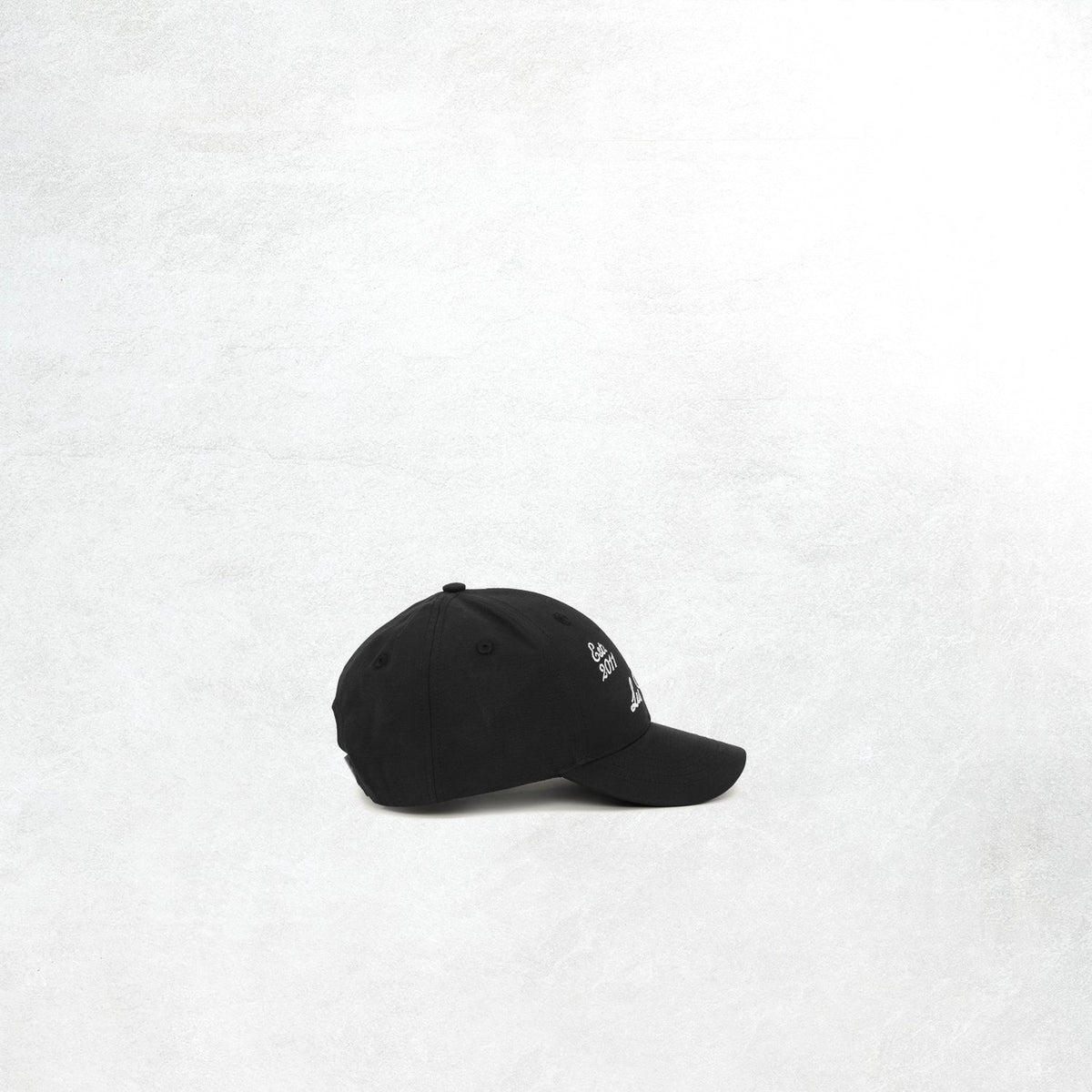 Les Deux Deux Baseball Cap: Black