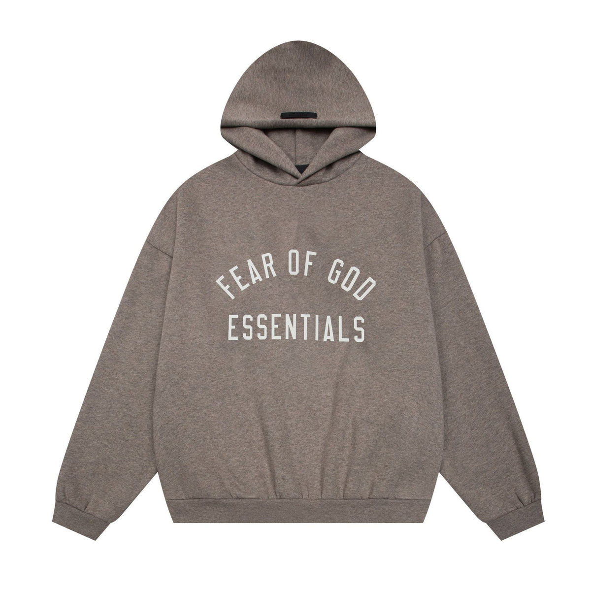 Fear Of God Essentials Flocked Letter Pullover Fleece Hoodie Unisex