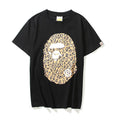 Bathing Ape T-Shirt Summer Leopard Print Short Sleeve T-shirt
