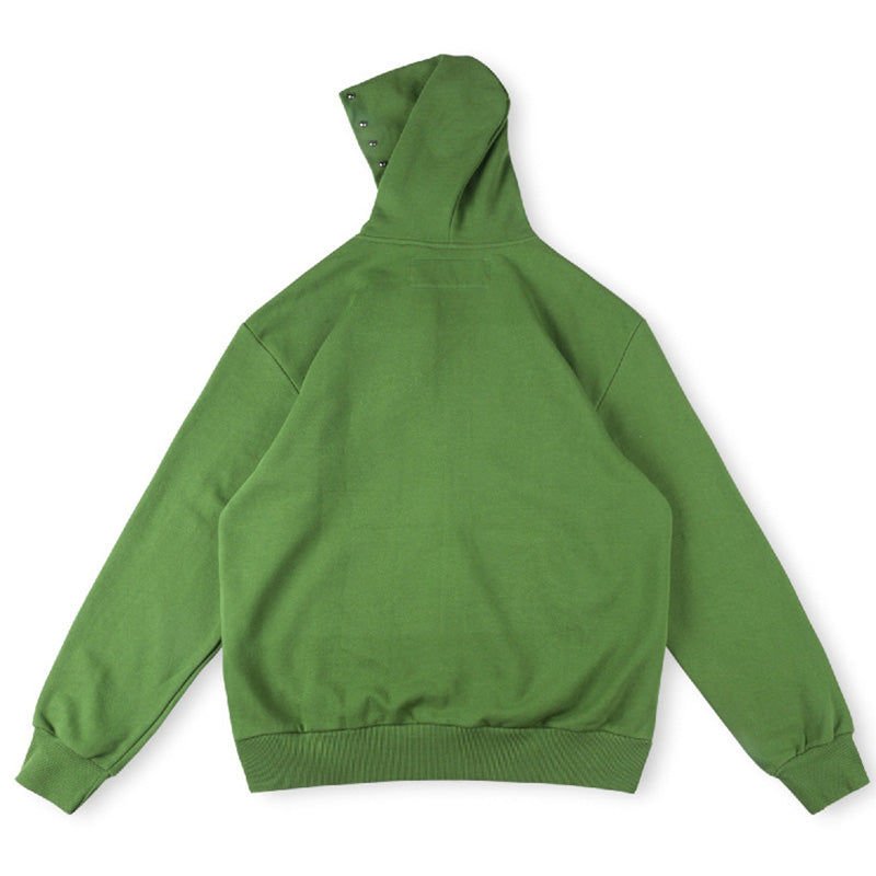 Sp5der OG Web Studded Zip Hoodie