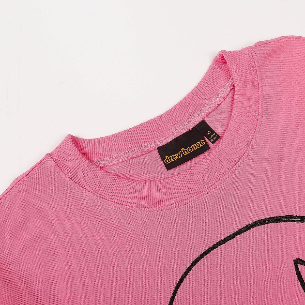 Drew House Sweatshirts Unisex Sketch Smiley Face Crew Neck Sweatshirts