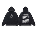 ERD Blindfolded Head Pullover Hoodie — Washed Black
