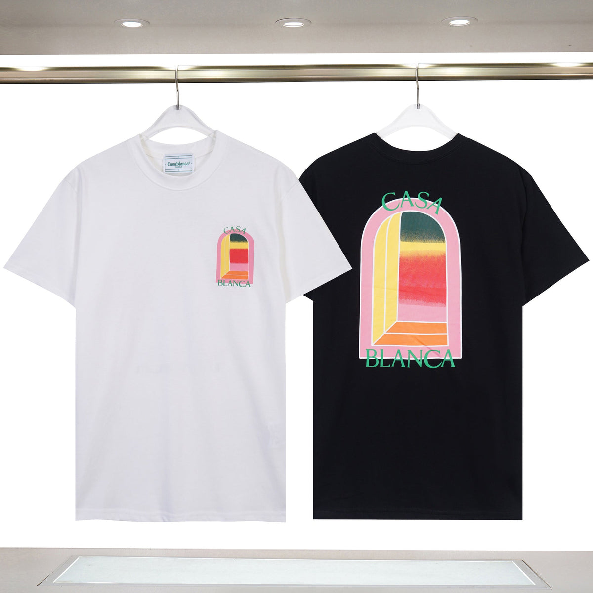 Casablanca Art Print Loose Unisex Short Sleeve Graphic T-Shirt